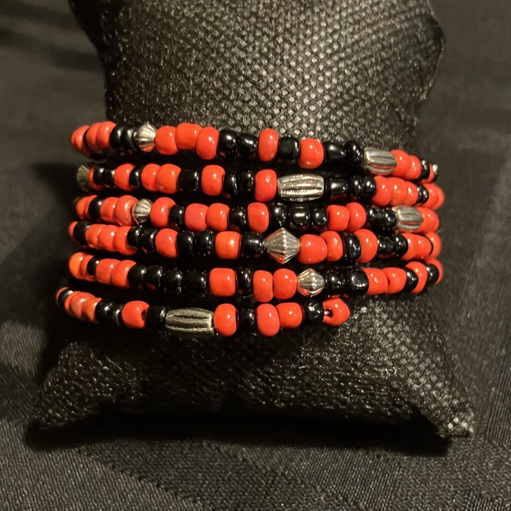 Five Strand Beaded Bracelets Set/5 - image 3
